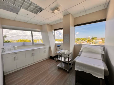 Photo of an exam room in MyCRC's office.